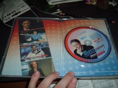 The inside of the box for DVD 3